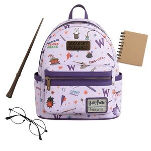 Loungefly Harry Potter Weasleys’ Wizard Wheezes Mini Backpack Purple Collectible